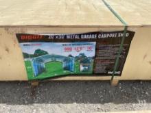 Diggit MSC2030F 20'x30' Metal Garage Carport Shed