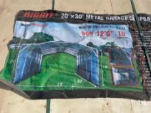 Diggit MSC2030F 20'x30' Metal Garage Carport Shed