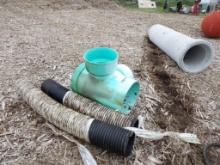 Misc Rubber, Concrete, PVC Piping and Fittings