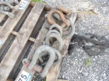 Various Sizes of Crosby Clamps