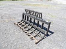 6' Root Rake for a Skid Steer