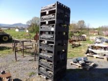 Stackable 3' Plastic Pallets