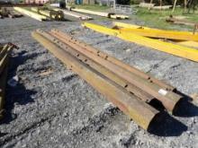 (2) Metal Light Poles