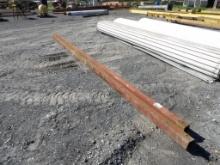 (2) 20' Square Metal Poles