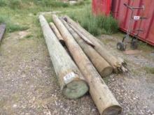 Various Lengths Telephone Poles