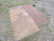 (2) 38" x 96" Metal Plates