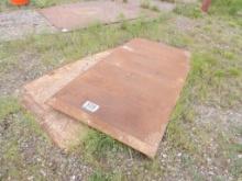 (2) 48" x 96" Metal Plates