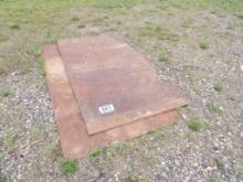 (2) 48" x 94" Metal Plates
