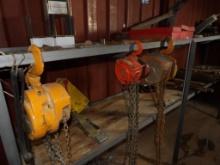 Chain Hoists, Clamps, Brackets, Cable Reel