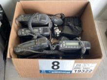 (4) Kenwood 2-Way Radios With (2) Remote Speakers