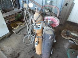 Oxy/Acetylene Cutting Components: Regulators, Cart, Hose, Etc.