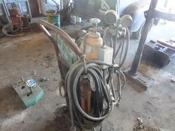 Oxy/Acetylene Cutting Components: Regulators, Cart, Hose, Etc.