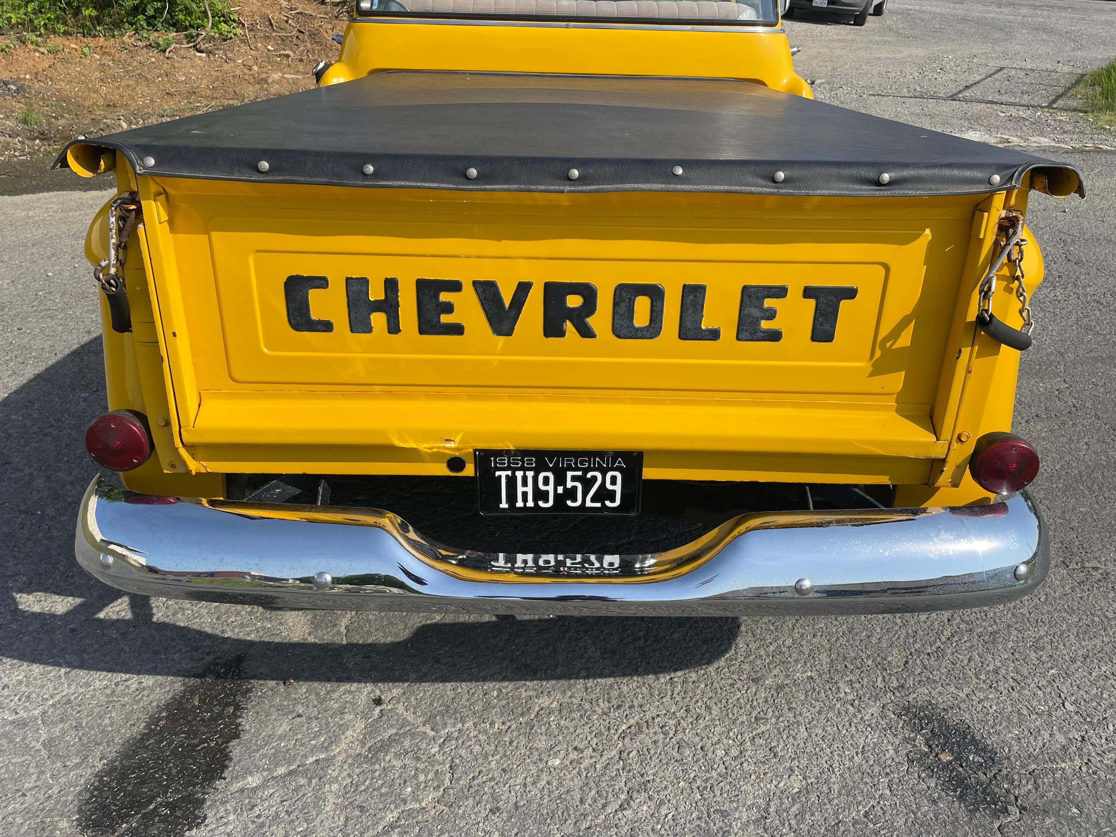1958 Chevrolet Apache 3100 1/2 Ton Step-Side Pickup Truck