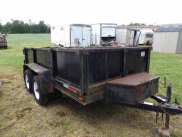 2005 Caroline 6x12 T/A Dump Trailer
