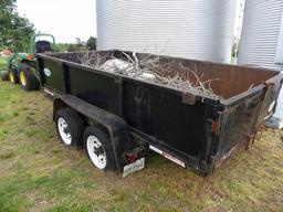 2005 Caroline 6x12 T/A Dump Trailer