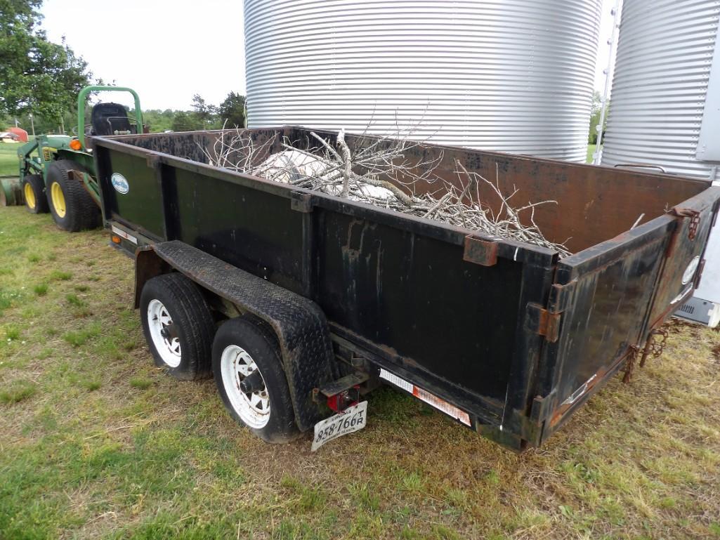 2005 Caroline 6x12 T/A Dump Trailer