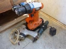 (4) Power Tools: (1) Air Impact Wrench, (3) Black & Decker Rechargeable