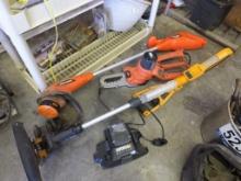 (3) Outdoor Power Tools: 2 String Trimmers and Power Lopper