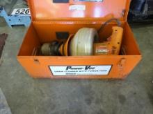 General Pipe Power-Vee Drain Cleaner with Power Feed