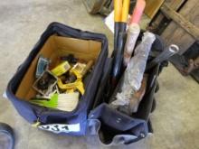(2) Tool Bags Including: Vice Grips, Wrenches, Clamps, Etc.