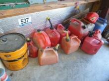 Various Fuel Canisters