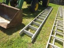 Werner D1328-2 Extension Ladder, Type 1 Industrial 250# Rating