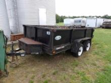 2005 Caroline 6x12 T/A Dump Trailer