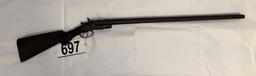 J. Manton Double Barrel 12 Gauge Shotgun