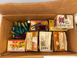 Collection of Ammo to include 8 mm Mauser, 44 Remington Mag, 12 and 4 10 Gauge Shotgun Shells
