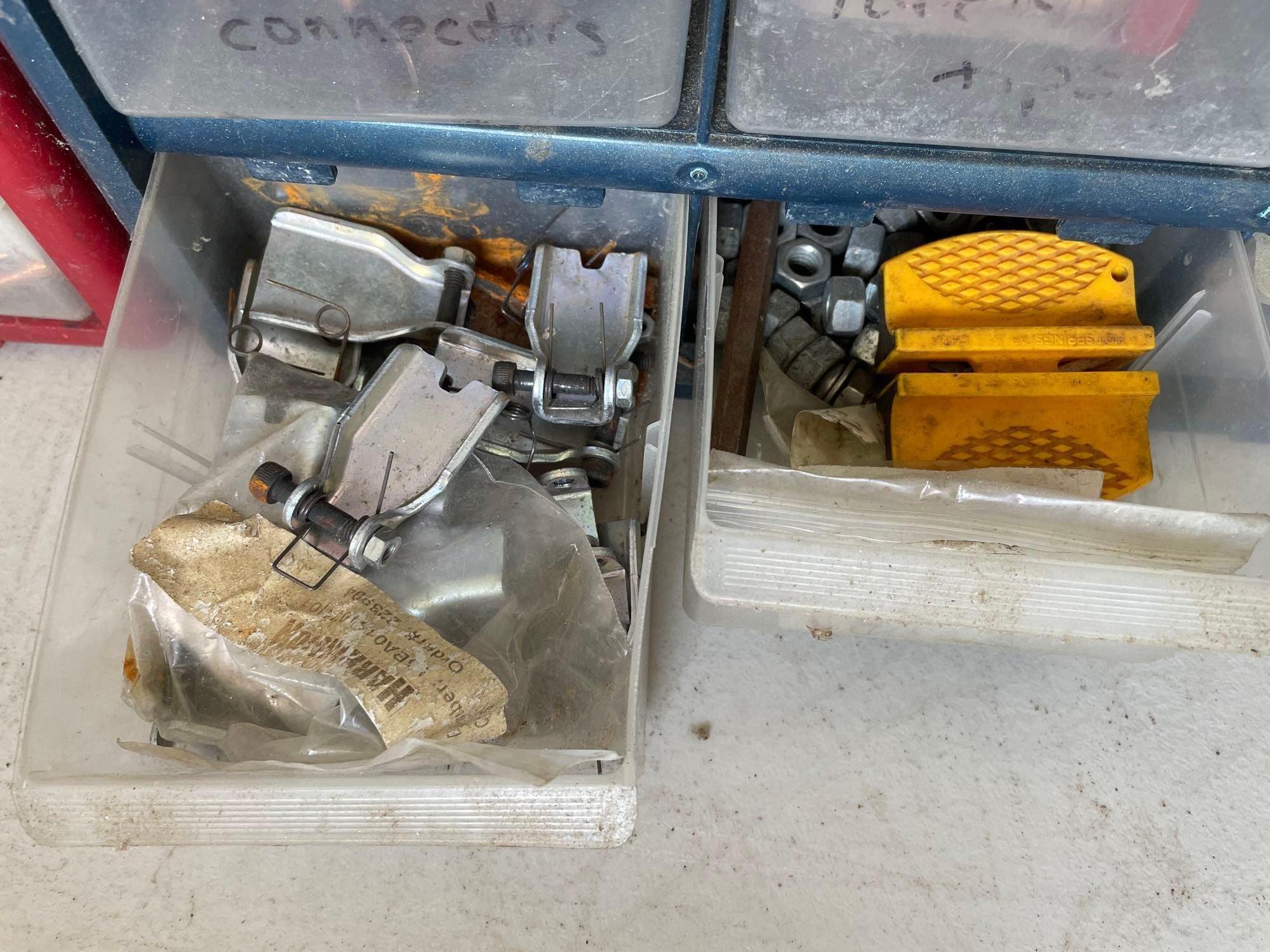 3 Bins with Welding and Cutting Supplies
