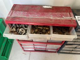 3 Bins with Welding and Cutting Supplies