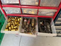 3 Bins with Welding and Cutting Supplies