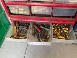 3 Bins with Welding and Cutting Supplies