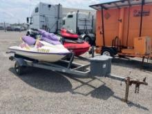 (2) Seadoo Jet Skis and Double Trailer