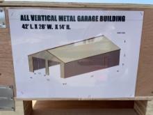 26 ft x 42 ft Double Garage Metal Barn Shed (BOX A + BOX B)