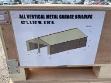 26 ft x 42 ft Double Garage Metal Barn Shed (BOX A + BOX B)