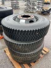 (4) General S371 Truck Tires