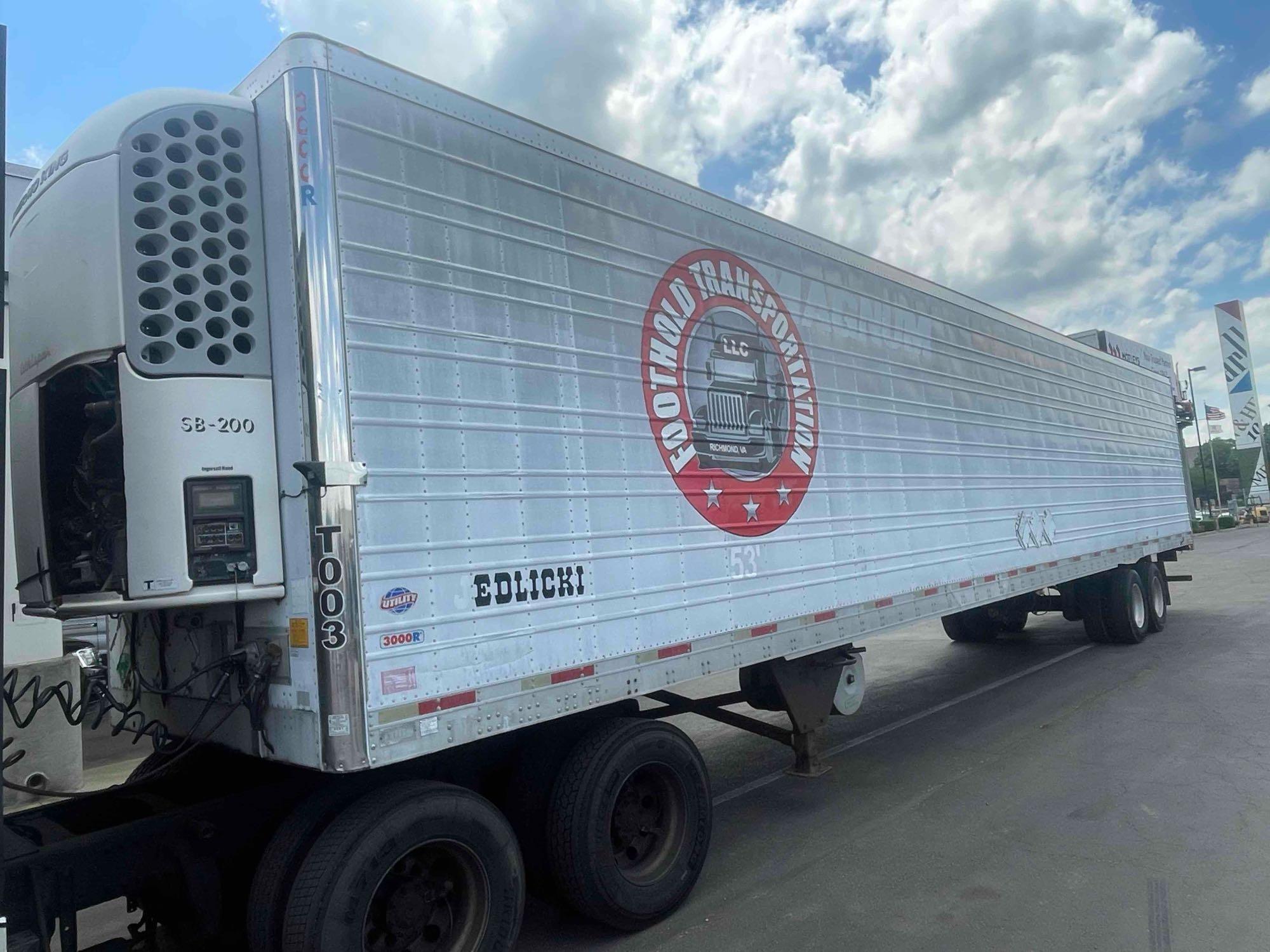 2002 Utility 3000R 53' Reefer Trailer