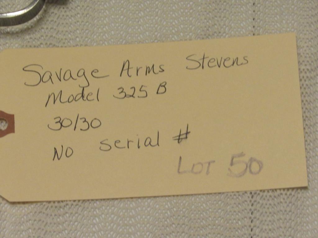 Savage Arms Stevens Model 325B 30/30