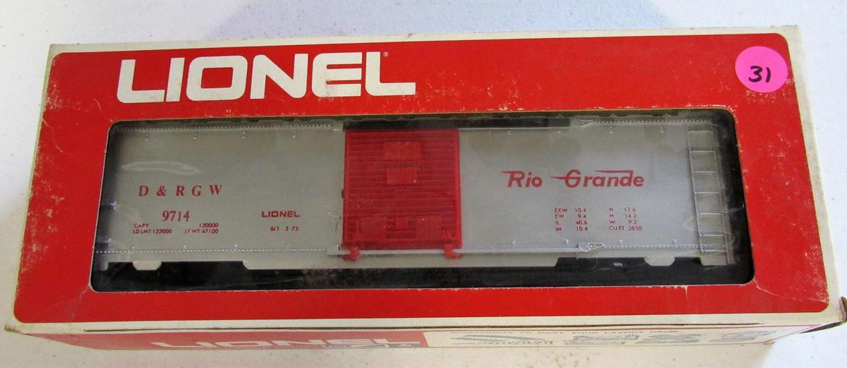 Lionel D & RGW Boxcar