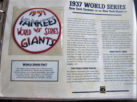 New York Yankees Official World Series Patch Collection