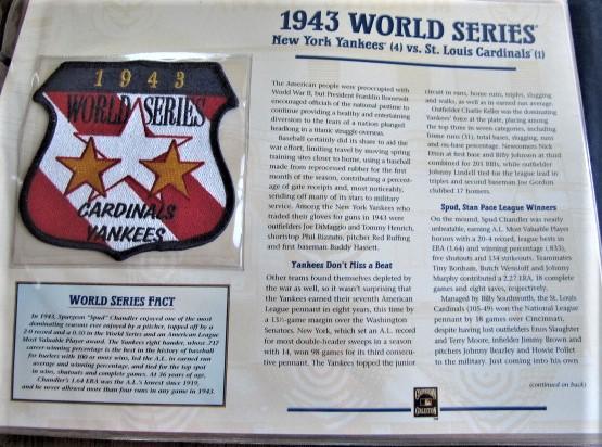 New York Yankees Official World Series Patch Collection