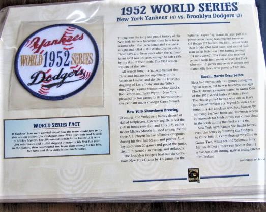 New York Yankees Official World Series Patch Collection