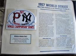 New York Yankees Official World Series Patch Collection