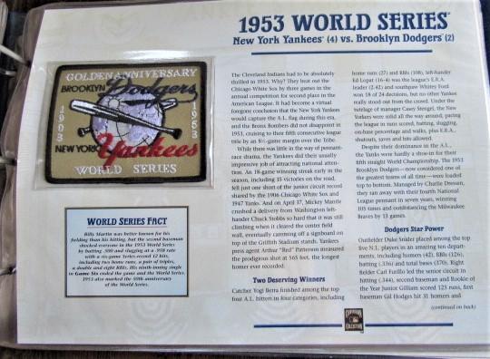 New York Yankees Official World Series Patch Collection