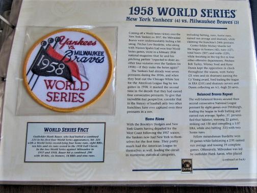 New York Yankees Official World Series Patch Collection