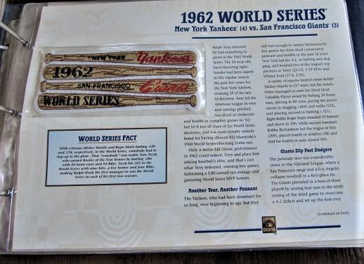 New York Yankees Official World Series Patch Collection