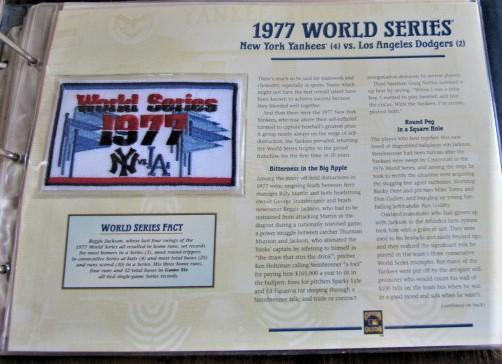 New York Yankees Official World Series Patch Collection