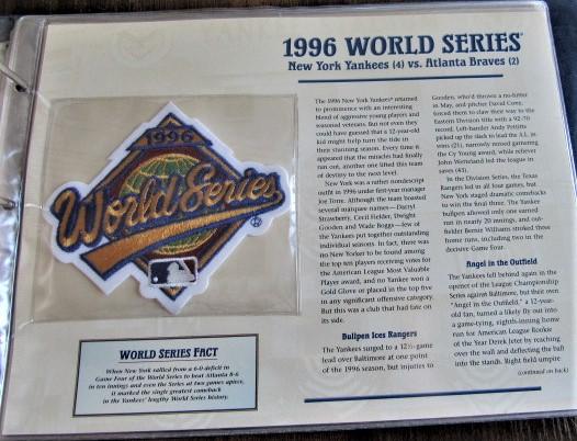 New York Yankees Official World Series Patch Collection