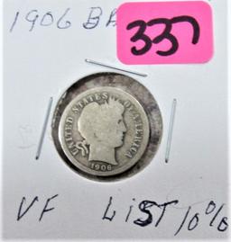 1906 Barber Dime